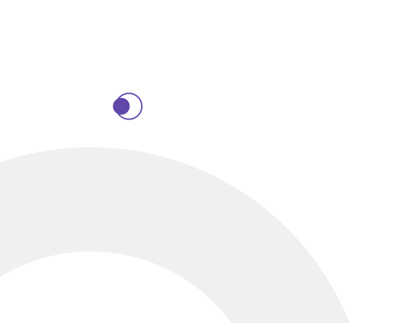 A purple ball is flying through the air.
